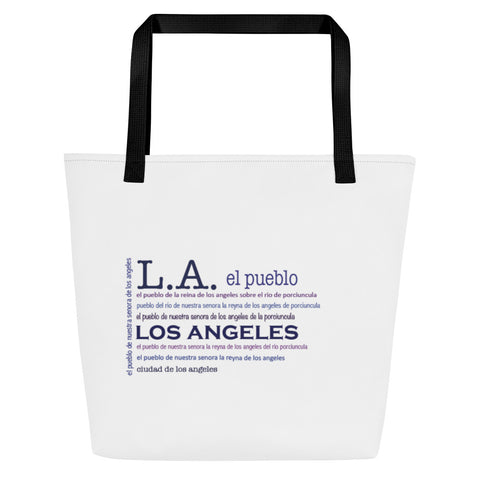 LA Names Tote Bag